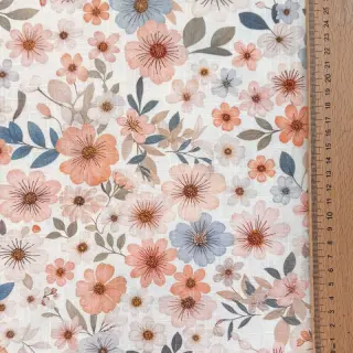 Linen viscose Sweet and small design B