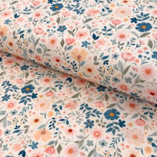 Linen viscose Sweet and small design C