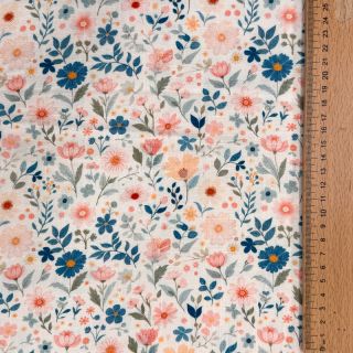 Linen viscose Sweet and small design C