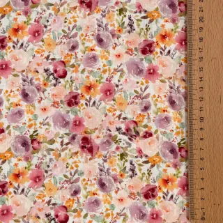 Linen viscose Floral design C