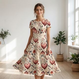 Jersey VISCOSE LYCRA HEAVY Combi design B