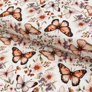 Linen viscose Botanic design C