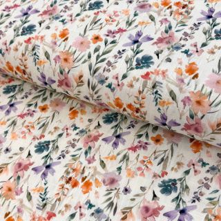 Linen viscose Shabby chic design D