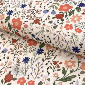 Linen viscose Botanic design B