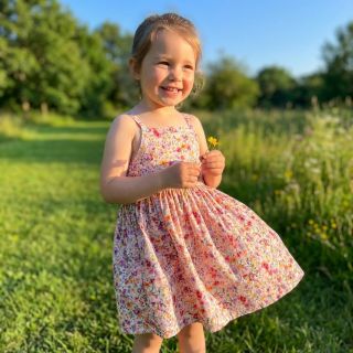 Linen viscose Floral design C