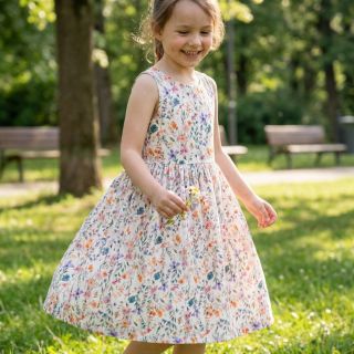 Linen viscose Shabby chic design D