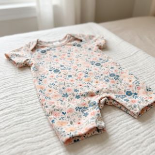 Linen viscose Sweet and small design C