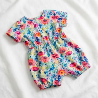 Linen viscose Bright and bold design C