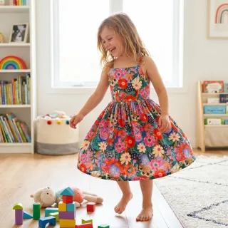 Linen viscose Bright and bold design A