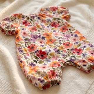 Linen viscose Floral design B