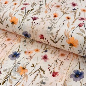 Linen viscose Botanic design A