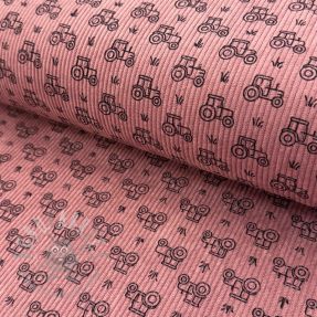 Corduroy STRETCH Tractors old pink