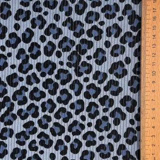 Corduroy STRETCH Little Leopard old blue