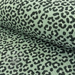 Corduroy STRETCH Little Leopard old green
