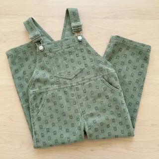 Corduroy STRETCH Little bunny old green