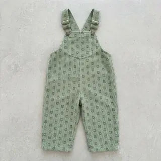 Corduroy STRETCH Little bunny old green