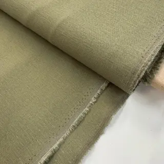 Linen viscose SPANDEX moss green