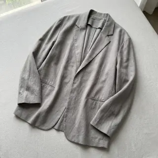 Linen viscose SPANDEX grey