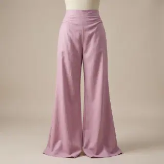 Linen viscose SPANDEX lilac