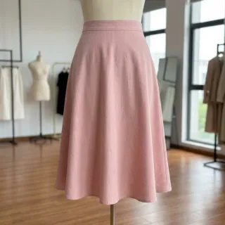 Linen viscose SPANDEX old rose