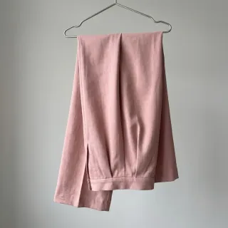 Linen viscose SPANDEX old rose