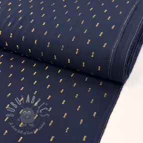 Viscose LUREX navy