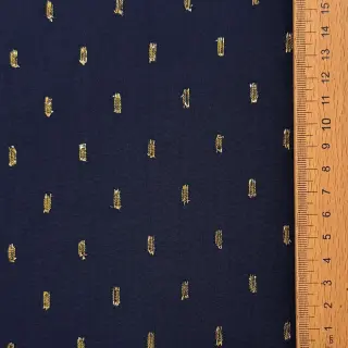 Viscose LUREX navy