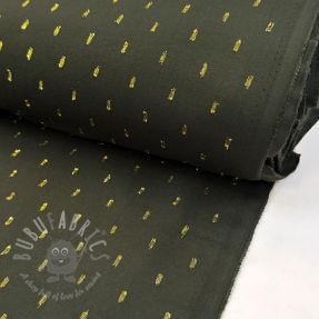Viscose LUREX dark green