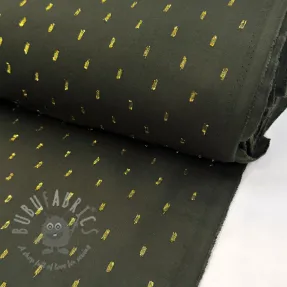 Viscose LUREX dark green