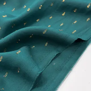 Viscose LUREX emerald