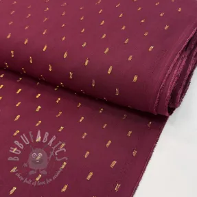Viscose LUREX burgundy