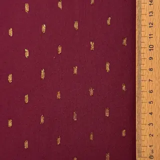 Viscose LUREX burgundy
