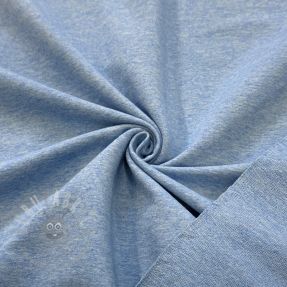 Sweat fabric blue melange