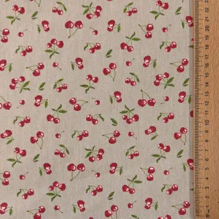 Decoration fabric Linenlook Griotte multico