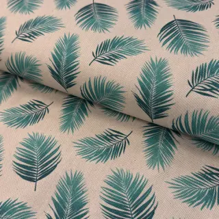 Decoration fabric Linenlook Baracoa canard