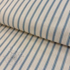 Decoration fabric Linenlook Vincennes bleu