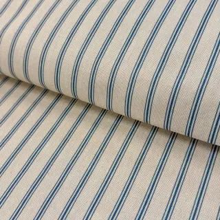 Decoration fabric Linenlook Vincennes bleu