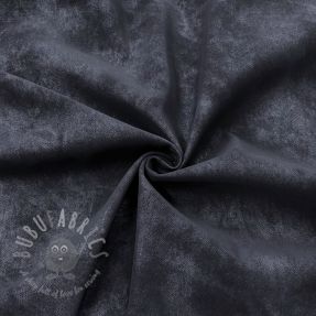 Faux leather FOIL navy