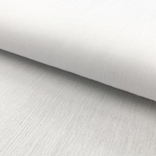 Cotton fabric CRINKLE white
