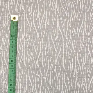 Double gauze/muslin Leaves light grey