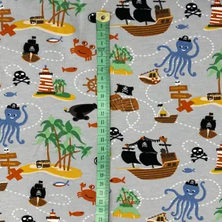 Jersey Pirates island light grey ORGANIC