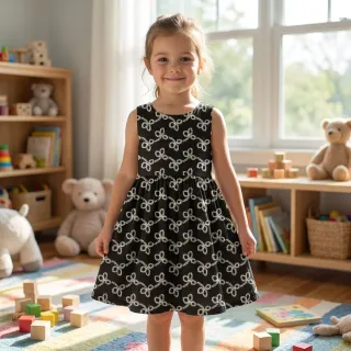 Cotton fabric EMBROIDERY Rosemary black