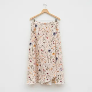 Linen viscose Botanic design A