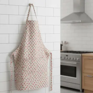 Decoration fabric Linenlook Griotte multico