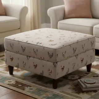 Decoration fabric Linenlook Picoti multico