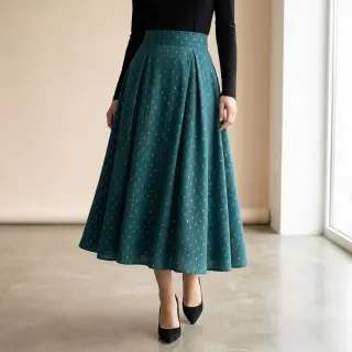 Viscose LUREX emerald