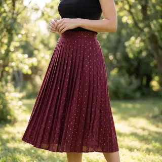 Viscose LUREX burgundy