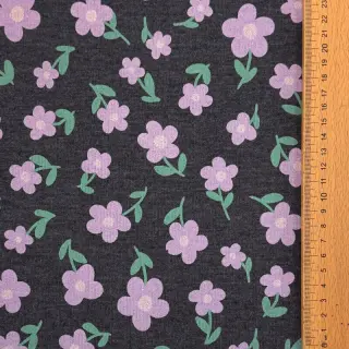 Sweat Flowers indigo melange