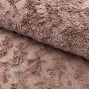 Faux fur old blush