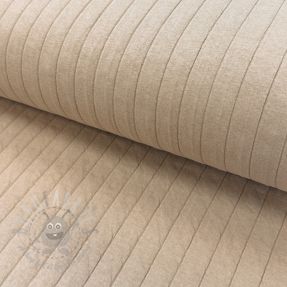 Jersey QUILT Stripe sand